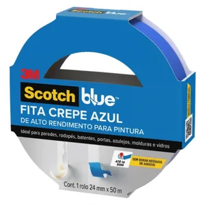 Fita Crepe 3m 2090-ep 24mm X 50m Azul