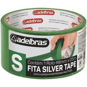 Fita Adelbras Silver Tape 5m 48mm Verde