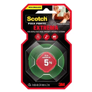 Fita 3m Scotch Fixa Forte Extrema 24mm X 2mt