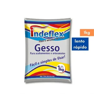 Gesso Linhal/indeflex Estuque Rapido 1kg