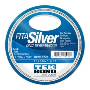 Fita Tekbond Silver Azul 48 X 5mt