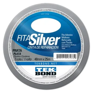 Fita Tekbond Silver Prata 48 X 5mt