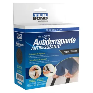 Fita Tekbond Antiderrapante 50mm X 5mt Preta