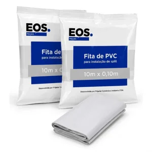 Fita Eos Pvc 10cm X 10m Branca