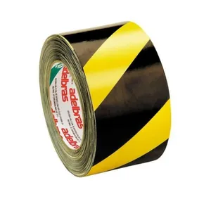 Fita Adere Demarcacao De Area Preta/amarela 870 70