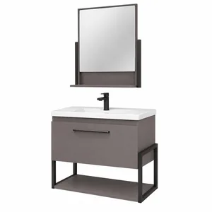 Armario Mgm  Metalo C/ Espelheira Met Titan 60cm