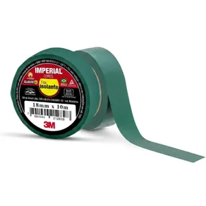 Fita Isolante 3m 18mm X 10m Verde
