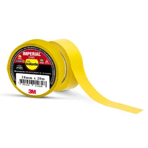 Fita Isolante 3m 18mm X 10m Amarelo