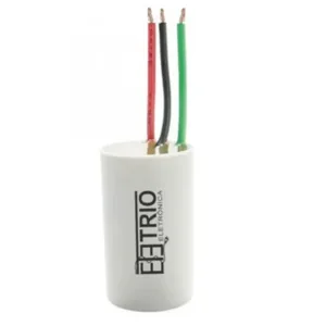 Capacitor Trio 3fios Metalizado 3+7 Uf X 250v