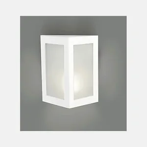 Luminaria Ideal Alum Arand Triang Peq 283 E-27 Br